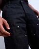 Topman Topman baggy carpenter jeans in raw black - 4
