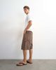 Topman Topman baggy fit carpenter shorts in washed brown - 1