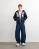 Topman Topman boxy fit hoodie with front NY chenille patch in navy - 2