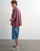 Topman Topman boxy fit T-shirt in washed burgundy-Red - 4