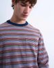Topman Topman boxy oversized long sleeve T-shirt in multi striped print - 4