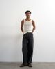 Topman Topman classic fit crochet tank top in ecru-White - 3