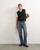 Topman Topman classic fit fine knit tank in black - 3