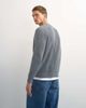 Topman Topman classic fit fisherman knit sweater in gray - 2