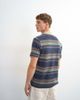Topman Topman classic fit jersey striped polo shirt in navy-Multi - 4