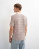 Topman Topman classic fit textured space dye striped polo in multi - 3