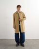 Topman Topman corduroy collar car coat in camel-Neutral - 1