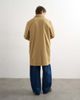 Topman Topman corduroy collar car coat in camel-Neutral - 3