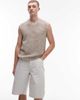 Topman Topman denim Bermuda shorts in white - 2