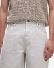 Topman Topman denim Bermuda shorts in white - 3