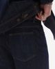 Topman Topman denim straight leg jorts in raw-Navy - 3