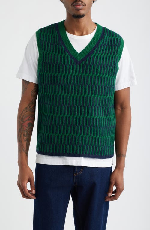 Topman Topman Geo Pattern V-Neck Vest