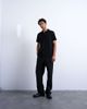 Topman Topman jersey zigzag polo top in black - 3