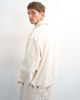 Topman Topman oversized fit denim jacket in natural-White - 4