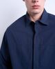 Topman Topman oversized fit formal shirt in navy - 2