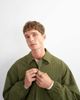 Topman Topman oversized fit nylon ripstop harrington jacket in green - 2