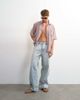 Topman Topman oversized fit textured cheesecloth short sleeve shirt in washed lilac-Purple - 4