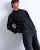 Topman Topman raw denim jacket in black - 2