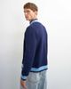 Topman Topman regular fit knitted track cardigan in navy-Blue - 2