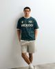 Topman Topman relaxed fit bermuda sweat shorts in washed stone-Neutral - 3
