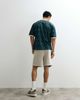 Topman Topman relaxed fit bermuda sweat shorts in washed stone-Neutral - 4