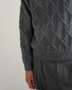 Topman Topman relaxed fit cable knit sweater in charcoal-MULTI - 4