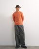 Topman Topman relaxed fit crewneck knit sweater in orange - 3