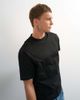 Topman Topman relaxed fit crop T-shirt in black - 1