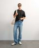 Topman Topman relaxed fit crop T-shirt in black - 2
