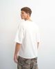 Topman Topman relaxed fit crop vintage Rays print T-shirt with distressing in ivory-White - 2