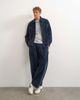 Topman Topman relaxed fit crop washed corduroy overshirt in washed blue - 3