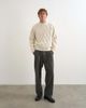 Topman Topman relaxed fit knitted cable sweater in ecru-WHITE - 2