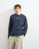 Topman Topman relaxed fit long sleeve T-shirt with ciao bella print in navy - 4