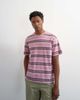 Topman Topman relaxed fit striped t-shirt in pink - 1