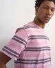 Topman Topman relaxed fit striped t-shirt in pink - 4