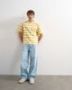 Topman Topman relaxed fit striped T-shirt in yellow - 2