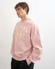 Topman Topman relaxed fit sweatshirt with chenille embroidery in washed pink - 4