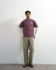 Topman Topman relaxed fit t-shirt with front and black floral embroidery in purple - 3