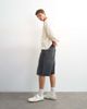 Topman Topman rigid baggy denim shorts in washed black - 2