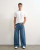 Topman Topman rigid baggy fit jeans in mid wash-Blue - 1