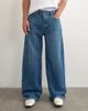 Topman Topman rigid baggy fit jeans in mid wash-Blue - 2