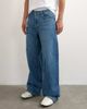 Topman Topman rigid baggy fit jeans in mid wash-Blue - 4