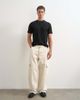 Topman Topman rigid baggy fit jeans with side pockets in natural-White - 1