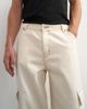 Topman Topman rigid baggy fit jeans with side pockets in natural-White - 3