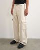 Topman Topman rigid baggy fit jeans with side pockets in natural-White - 4