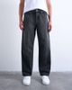 Topman Topman rigid baggy jean in washed black - 2