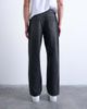 Topman Topman rigid baggy jean in washed black - 4