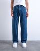 Topman Topman rigid baggy jeans in mid wash-Blue - 1