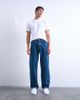 Topman Topman rigid baggy jeans in mid wash-Blue - 2