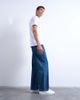Topman Topman rigid baggy jeans in mid wash-Blue - 3